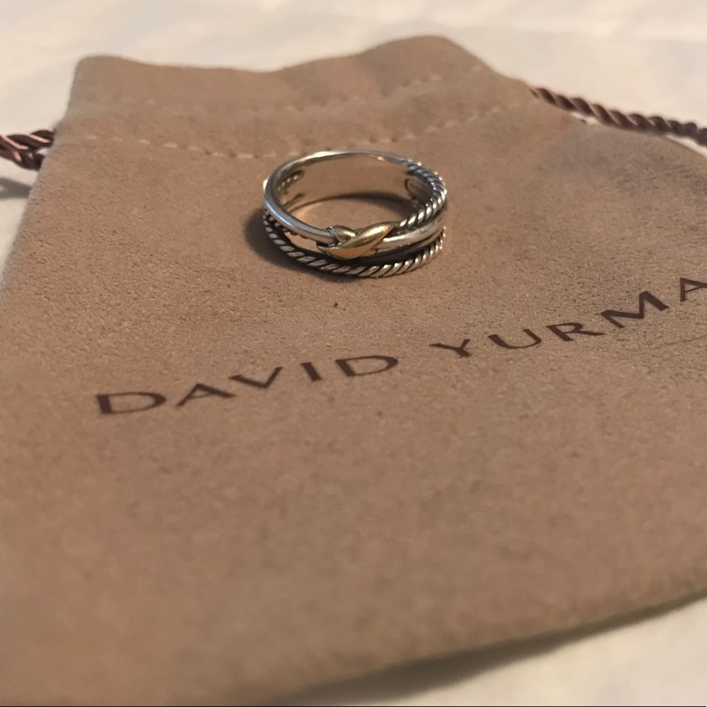Authentic David Yurman X Ring
